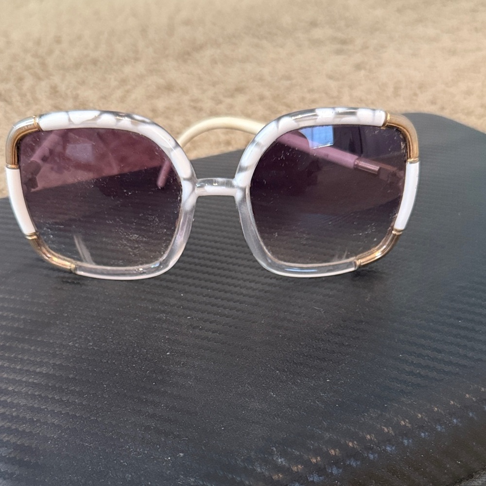 Ted Baker White and Gold Women's Sunglasses - Picture 6 of 8